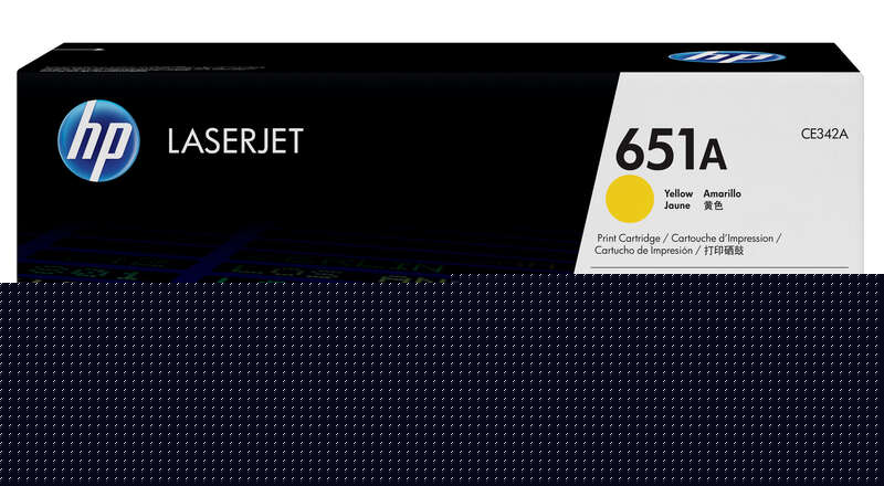 HP CE342A Amarillo Cartucho de Toner Original - 651A
