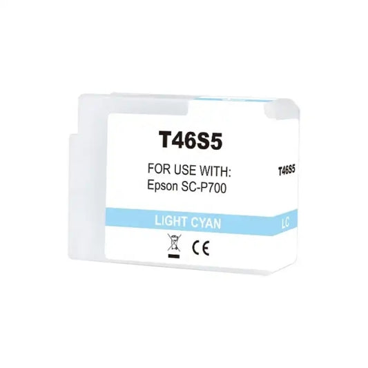 Epson T46S5 Cyan Light Cartucho de Tinta Pigmentada Generico - Reemplaza C13T46S500