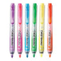 Pentel Handy Line S Pack de 6 Marcadores Fluorescentes Retractiles - Tinta Liquida - Trazo de 1.6 a