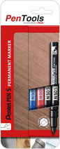 Pentel PenTools Pack de 4 Rotuladores Permanentes Industriales Pentel Pen N50S - Punta Conica Resist
