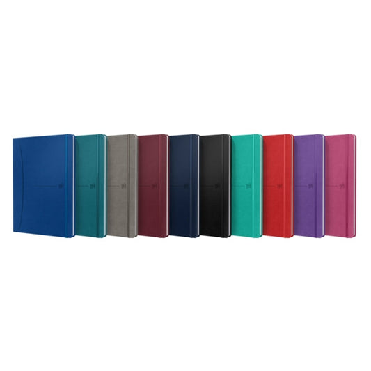 Oxford Signature Cuaderno Cosido Tapa Extradura B5 - 1 Linea - 80 Hojas - Colores Surtidos - Cantidad: 10