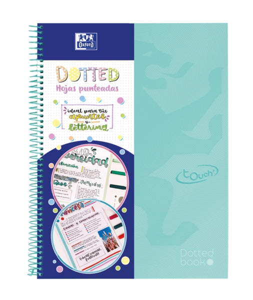 Oxford School Touch Europeanbook Dotbook A4+ - Tapa Extradura - Dots 5x5 - 80 Hojas - Cantidad: 5