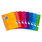 Oxford School Openflex A5+ Libreta Grapada - Tapa de Plastico Resistente - Pauta 3.5 con Margen - 48 Hojas - Colores Surtidos - Cantidad: 10