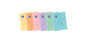 Oxford Easybook A5 Libreta Grapada - Tapa de Plastico Resistente - 48 Hojas con Margen - Diseño Pastel 4x4 - Ideal para Tomar Apuntes y Organizar tus Ideas - Cantidad: 10