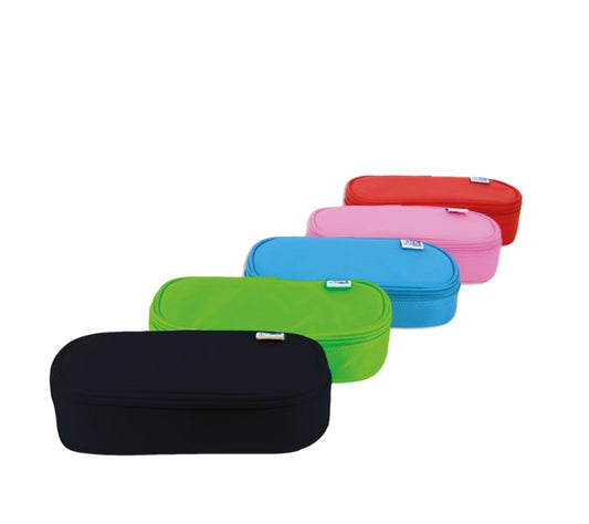 Oxford Kangoo Kids Estuche Cofre 23x11x6cm - Diseño Divertido y Colorido - Amplio Espacio de Almacenamiento - Ideal para Niños en Edad Escolar - Cantidad: 5