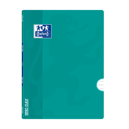 Oxford Libreta Grapada Openflex A4 - Tapa de Plastico Resistente - Grapada para Mayor Durabilidad - 1 Linea con Margen para Organizacion - 48 Hojas de Papel de Alta Calidad - Cantidad: 10
