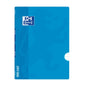 Oxford Libreta Grapada Openflex A4 - Tapa de Plastico Resistente - Grapada para Mayor Durabilidad - Pauta 3.5 con Margen para Escribir Ordenadamente - 48 Hojas de Papel de Alta Calidad - Color Turquesa - Cantidad: 10
