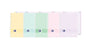 Oxford Live&Go Europeanbook 1 Tapa de Plastico A4+ 5x5 - 80 Hojas - Colores Surtidos - Cantidad: 5