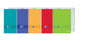 Oxford Live&Go Europeanbook 1 Tapa de Plastico A4+ 5x5 - Tamaño A4+ - 80 Hojas - Colores Surtidos - Cantidad: 5