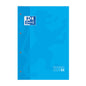 Oxford School Classic Cuaderno de Recambio - Tamaño A4 - Tapa Blanda - Encolado - Cuadricula 5x5 - 80 Hojas - Color Turquesa - Cantidad: 5