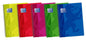 Oxford School Classic Cuaderno Espiral Folio 80 Hojas 1 Linea con Margen - Tapa de Plastico Resistente - Colores Surtidos - Cantidad: 5