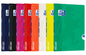 Oxford School Classic Openflex A4 - Tapa de Plastico Resistente - Libreta Grapada 5x5 con Margen - 48 Hojas de Papel de Alta Calidad - Colores Surtidos - Cantidad: 10