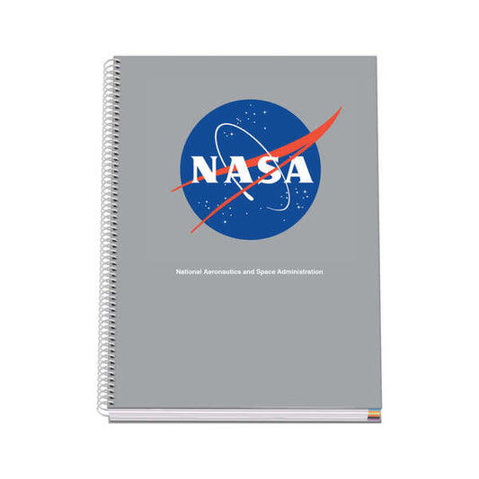 Dohe Cuaderno Espiral Tapa Dura A4 - 228x300mm - Cubierta Carton Forrado Impreso a Color - Espiral Metalico Blanco - 100 Hojas Offset 90g Microperforadas - Cuadricula 5mm