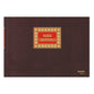 Dohe Cuaderno de Encuadernacion en Tela de Primera Calidad - 100 Hojas - Doble Estampacion en Rojo y Oro - Papel Offset de 100gr - Impreso a Dos Colores