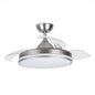 Orbegozo CP 121105 Ventilador de Techo Elegance - Potente Motor DC - Aspas Retractiles - Luz LED Regulable - Mando a Distancia - Sistema Reversible - Eficiencia Energetica