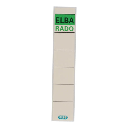 Elba Etiquetas Adhesivas L50mm - Facil de Pegar - Tamaño de 50mm - Ideal para Organización - Color Beige