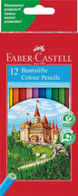 Faber-Castell Classic Colour Pack de 12 Lapices de Colores Hexagonales - Resistencia a la Rotura - C