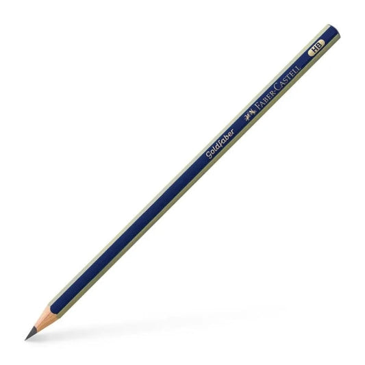 Faber-Castell Goldfaber 1221 Lapiz de Grafito HB - Alta Calidad - Resistente a la Rotura - Cuerpo en