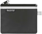 Leitz WOW Bolsa Porta-Todo Pequeña 2 Compartimentos - Tamaño 105x6x140mm - Lavable y Duradera - Cierre de Cremallera - Color Negro