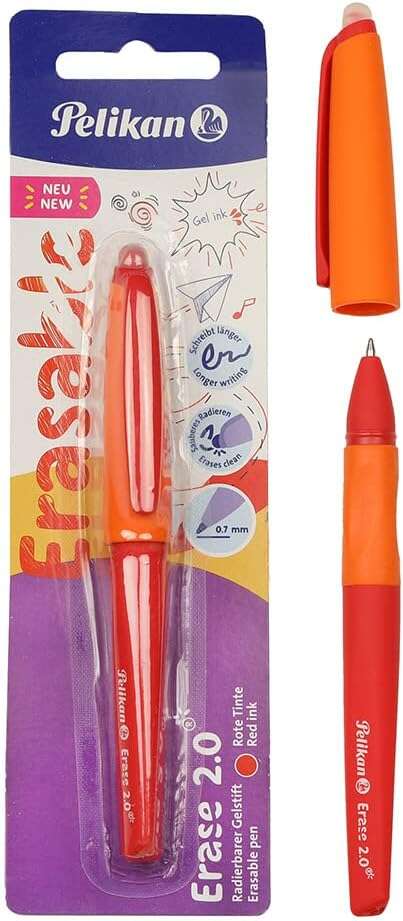 Pelikan Roller Erase 2.0 Boligrafo Trazo 0.7mm - Empuñadura Ergonomica - Larga Duracion de la Tinta