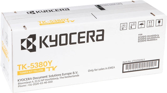 Kyocera TK5380 Amarillo Cartucho de Toner Original - 1T02Z0ANL0/TK5380Y