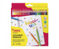Jovi Woodless Pack de 24 Lapices de Colores - Forma Triangular - Minas Resistentes - Sin Madera - Co