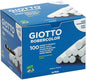 Giotto Robercolor Pack de 100 Tizas Redondas - Testadas Dermatologicamente - Compactas y Duraderas -