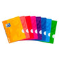 Oxford Openflex Libreta Grapada Tapa Plastico A5+ 48 Hojas Cuadricula 4x4 - Resistente Tapa de Plastico - Flexibilidad Tanto al Abrir como al Cerrar - Colores Surtidos - Cantidad: 10