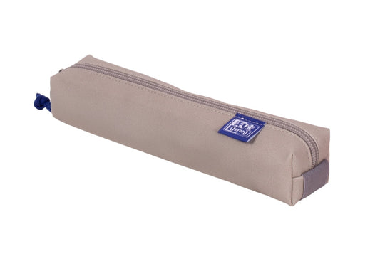 Oxford Kangoo & You Estuche Cuadrado Pequeño - Fabricados en Napa - Goma Elastica para unirlo al Cuaderno - Color Gris Piedra - Cantidad: 5