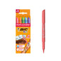 Bic Kids Tatuajes Pack de 5 Rotuladores + 10 Plantillas para Tatuajes Temporales - Tinta Dermatologicamente Testada y Sin Perfume - Colores Surtidos