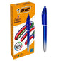 Bic 4 Colours Smooth Gradient Azul Boligrafo de Bola Retractil - Punta Media de 1.0mm - Escritura un