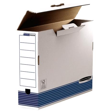 FELLOWES CAJA DE ARCHIVO DEFINITIVO 100MM A3 SYSTEM AZUL