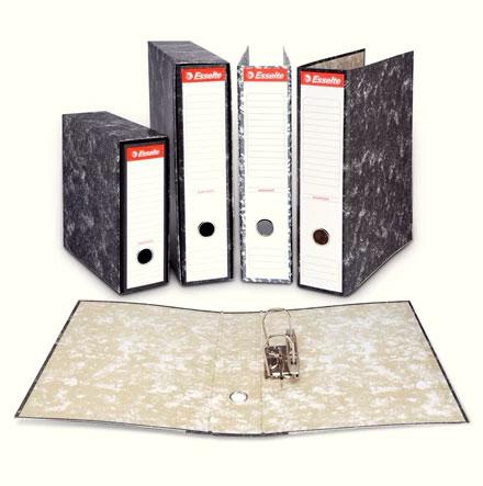 ESSELTE ARCHIVADOR PALANCA A4 LOMO ANCHO CARTÓN JASPEADO