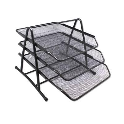 BISMARK BANDEJA DE REJILLA TRIPLE 35X30X24.5 CM  NEGRA