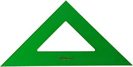 FABER CASTELL ESCUADRA SIN GRADUAR 12CM VERDE