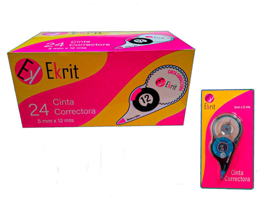 EKRIT CINTA CORRECTORA 5MM X 12M BLISTER