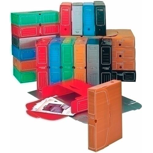 CARCHIVO CAJA ARCHIVO DEFINITIVO DESPLEGADO PP 100MM FOLIO NEGRO