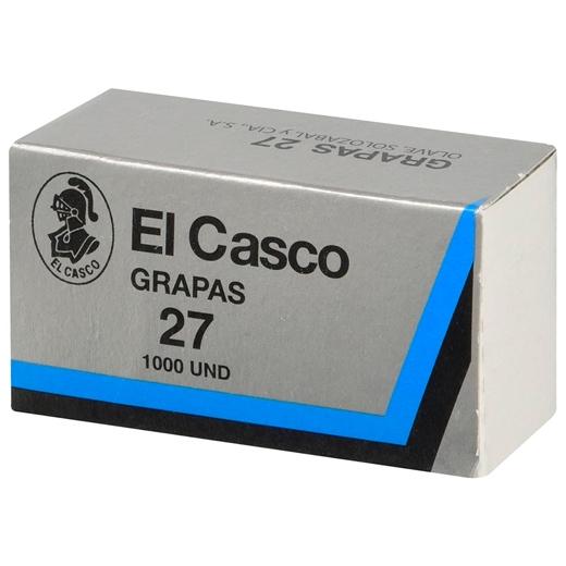 EL CASCO GRAPAS Nº27 GALVANIZADAS -CAJA DE 1000-