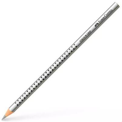 FABER CASTELL LÁPIZ DE COLOR ACUARELABLE COLOUR GRIP PLATA