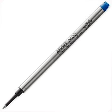 LAMY RECAMBIO PARA ROLLERS CON CAPUCHON M63 PUNTA MEDIA TINTA AZUL