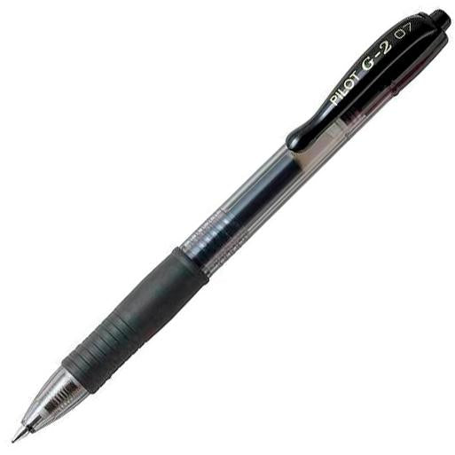 PILOT BOLÍGRAFO TINTA DE GEL G-2 RETRÁCTIL 0.7 NEGRO