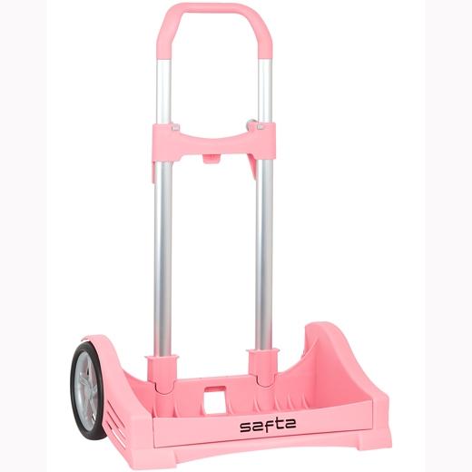 SAFTA CARRO PORTAMOCHILAS EVOLUTION P.176C TROLLEY ROSA PALO