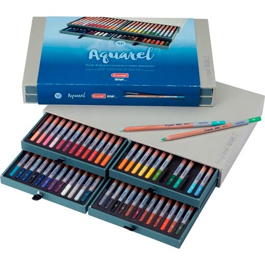 TALENS BRUYNZEEL LÁPICES DE COLORES ACUAREL DESIGN C/SURTIDOS ESTUCHE DE LUJO 48 UD