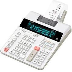 CASIO CALCULADORA DE OFICINA CON IMPRESORA BLANCA FR-2650