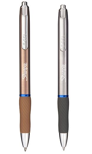 SHARPIE BOLÍGRAFO S-GEL METALLIC TINTA AZUL PUNTA MEDIA 0.7MM PLATEADO Y COBRE SURTIDOS