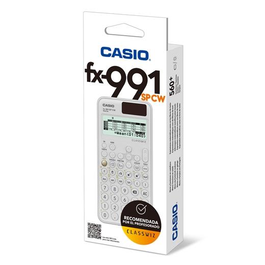 CASIO CALCULADORA CIENTIFICA NEGRO/BLANCO 15 Y 10+2 DÍGITOS 576 FUNCIONES FX-991SPCW