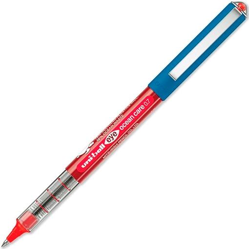 UNIBALL ROLLERBALL EYE OCEAN CARE UB-157ROP 0.7MM ROJO