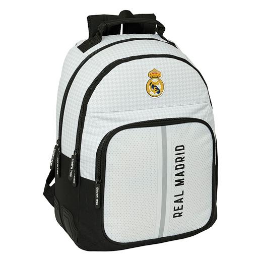 SAFTA MOCHILA DOBLE CON CANTONERAS ADAPT.CARRO REAL MADRID 1ª EQUIP. 24/25